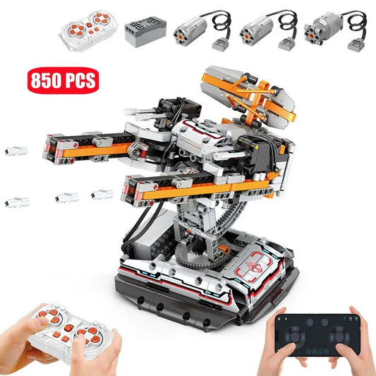 Reobrix MOC Motorized Building Block Set: RC Star Revenge Anti-Aircraft Gun, Model 99002