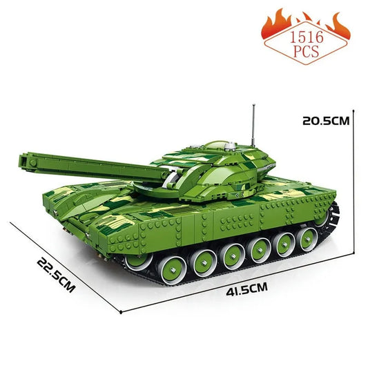 Reobrix MOC Building Block Set: WW2 Motorized RC Goliath Battle Tank 55026