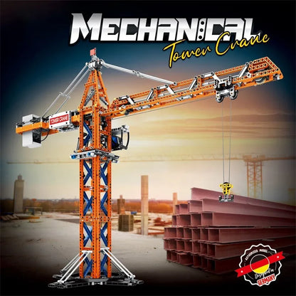 Reobrix Building Block Set: APP Motorized RC Tower Crane, Model RE22013