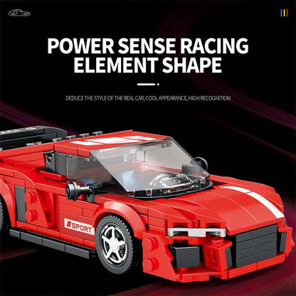 Reobrix MOC Building Block Set: 681 Audi R8 Super Racing Car