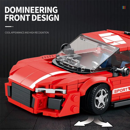 Reobrix MOC Building Block Set: 681 Audi R8 Super Racing Car