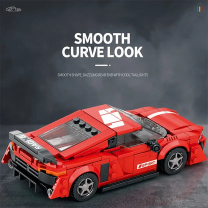 Reobrix MOC Building Block Set: 681 Audi R8 Super Racing Car