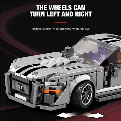 Reobrix MOC Building Block Set: 682 Shelby GT500 Super Racing Car