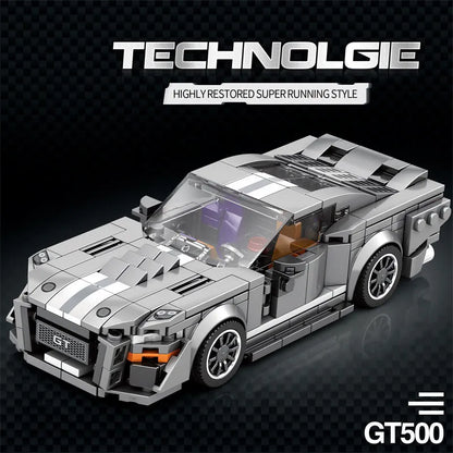 Reobrix MOC Building Block Set: 682 Shelby GT500 Super Racing Car