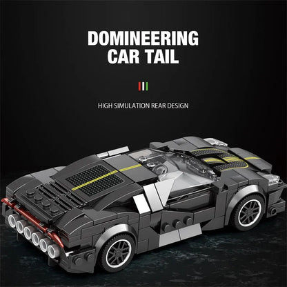 Reobrix MOC Building Block Set: 685 Bugatti La Voiture Noire Racing Car