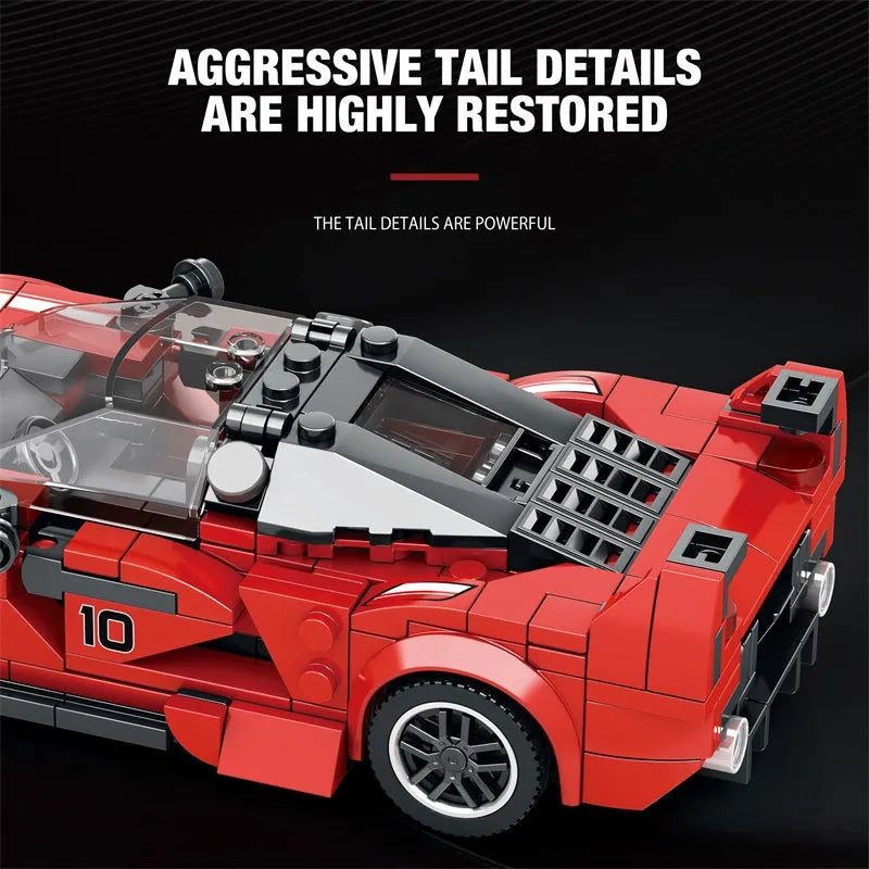 Reobrix MOC Building Block Set: 686 Ferrari FXX-K V2 Hyper Racing Car