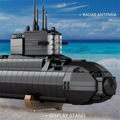 Reobrix MOC Building Block Set: Strategic Nuclear Submarine Warship, Model RE800