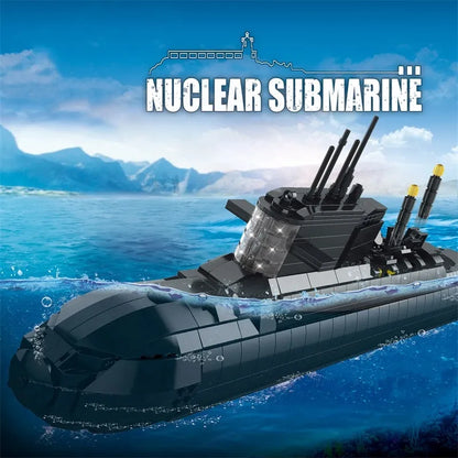 Reobrix MOC Building Block Set: Strategic Nuclear Submarine Warship, Model RE800