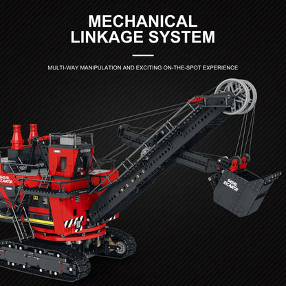 Reobrix MOC Motorized Building Block Set: 22014 RC APP Power Shovel Truck, Model RE22014