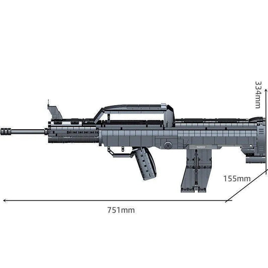 Sembo Building Block Set: Weapon Heavy Duty Assault Rifle, Model 702990