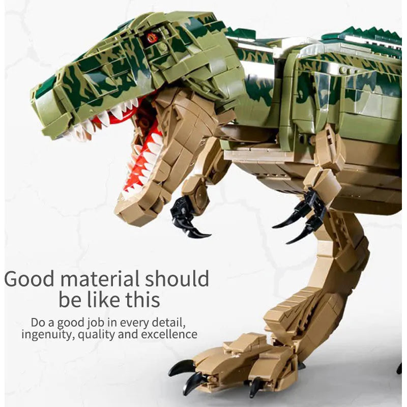 Sembo MOC Building Block Set: Jurassic Dinosaur World MOC Tyrannosaurus Rex, Model 205026