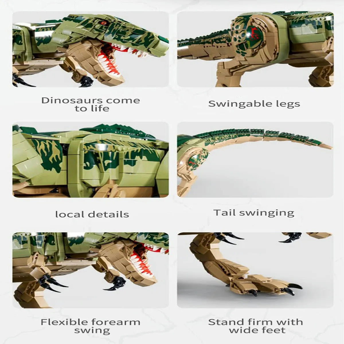 Sembo MOC Building Block Set: Jurassic Dinosaur World MOC Tyrannosaurus Rex, Model 205026