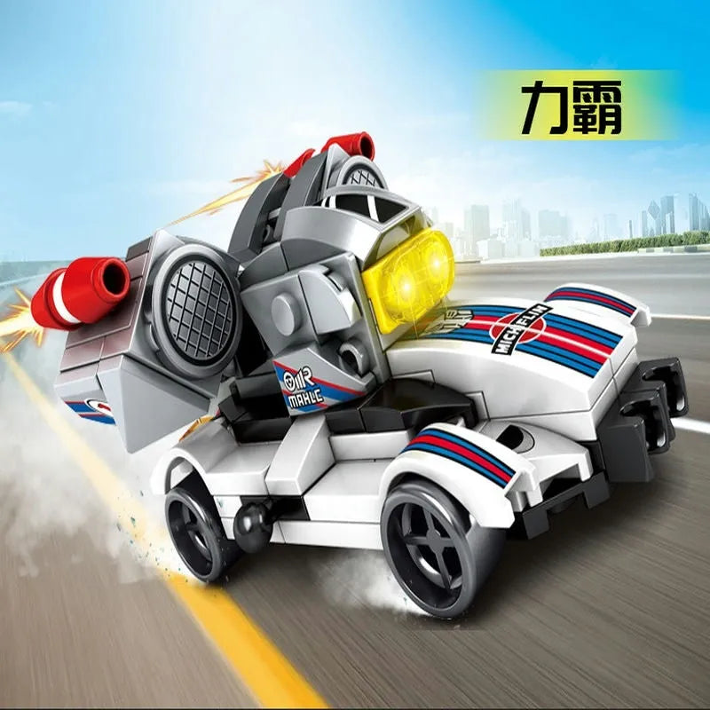 Sembo Building Block Set: Mechanical Transformation Robot Racing Car, Model 103087