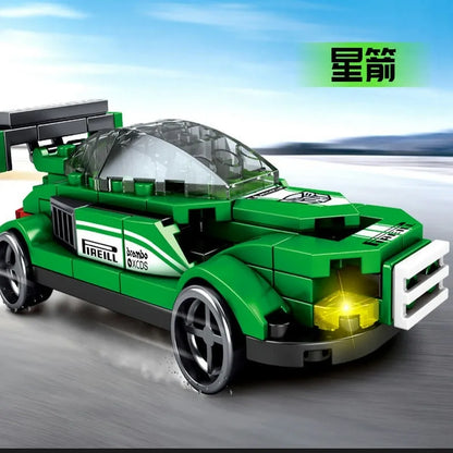 Sembo Building Block Set: Mechanical Transformation Robot Racing Car, Model 103087