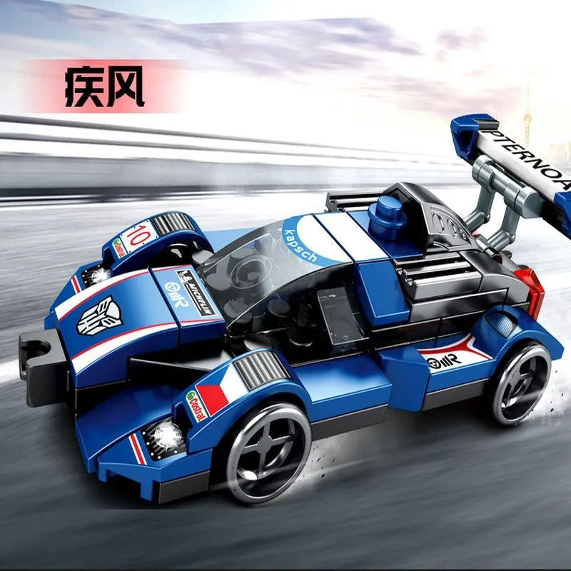 Sembo Building Block Set: Mechanical Transformation Robot Racing Car, Model 103087
