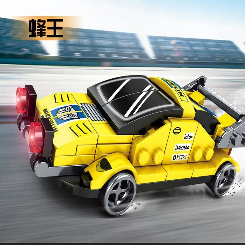 Sembo Building Block Set: Mechanical Transformation Robot Racing Car, Model 103087
