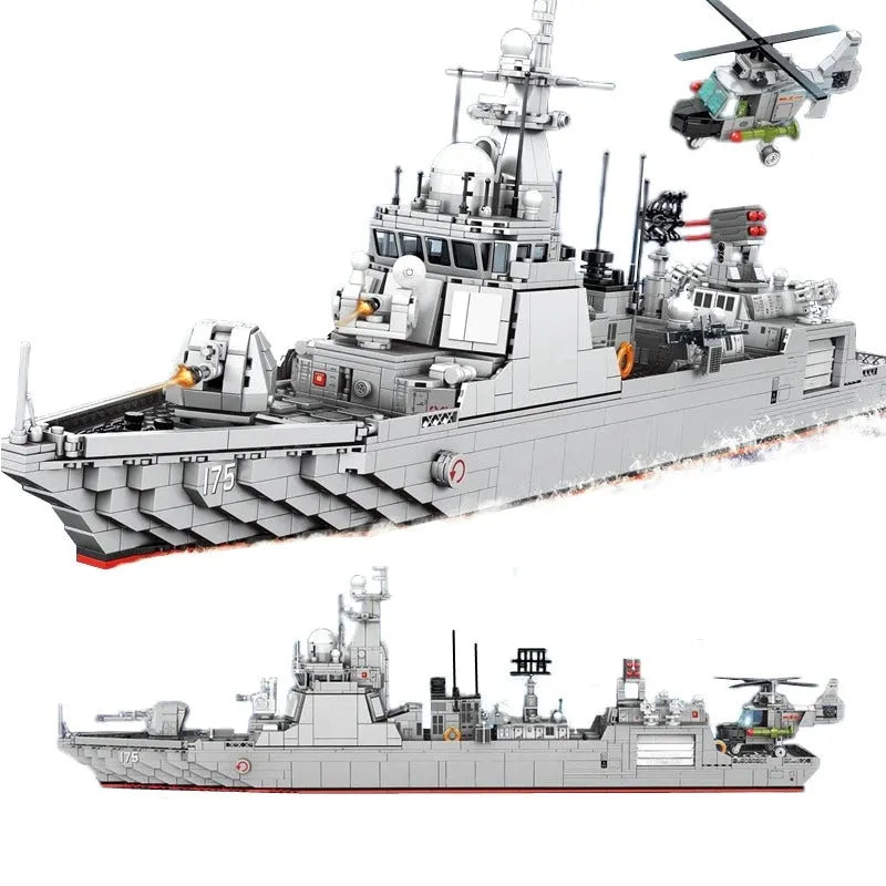 Sembo Building Block Set: 052D Missile Destroyer Warship Cruiser, Model 202058