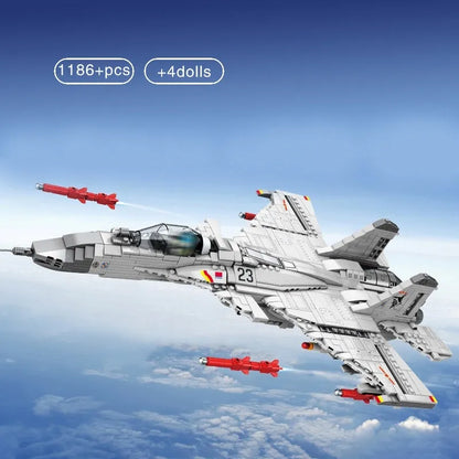 Sembo Building Block Set: Aircraft J-15 Carrier Fighter Jet, Model 202055
