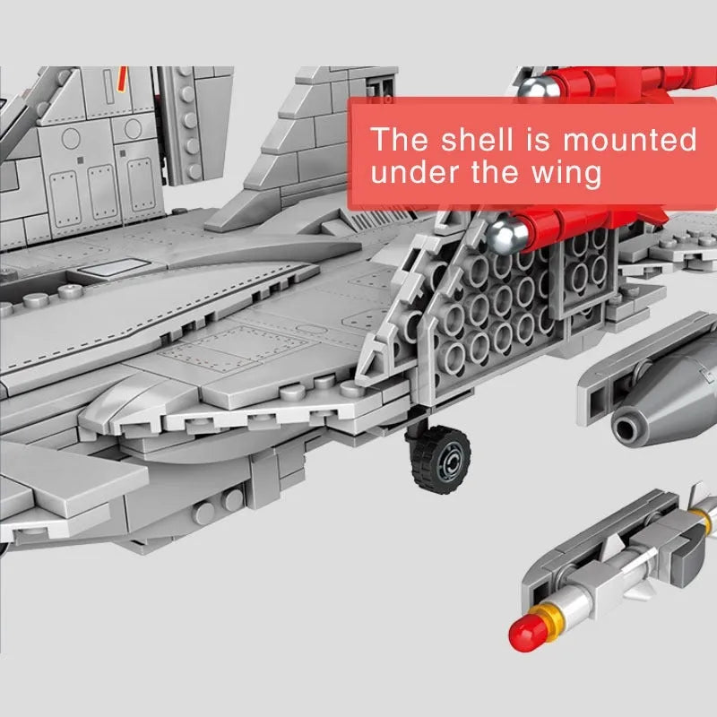 Sembo Building Block Set: Aircraft J-15 Carrier Fighter Jet, Model 202055