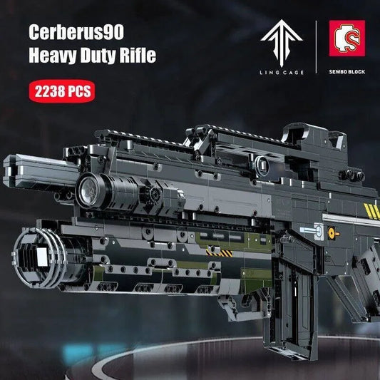 Sembo Building Block Set: Heavy Duty SWAT Assault Rifle, Model 704020