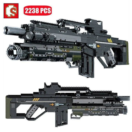 Sembo Building Block Set: Heavy Duty SWAT Assault Rifle, Model 704020