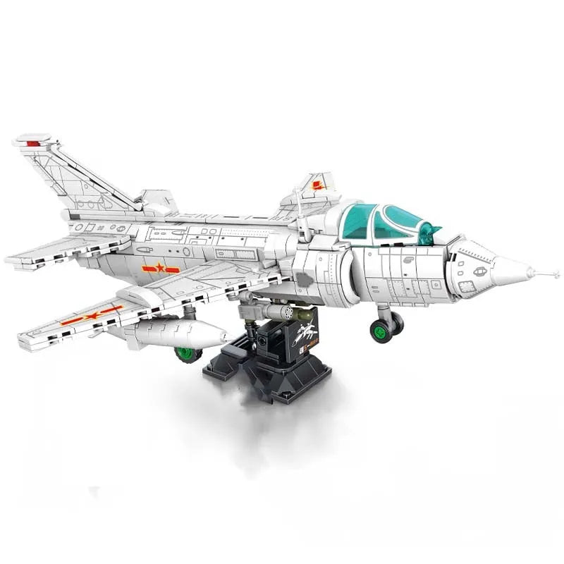 Sembo MOC Building Block Set: Q-5 Striker Aircraft Jet, Model 202157