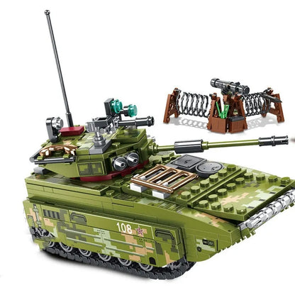 Sembo MOC Building Block Set: WW2 Amphibious Assault Vehicle, Model 105564