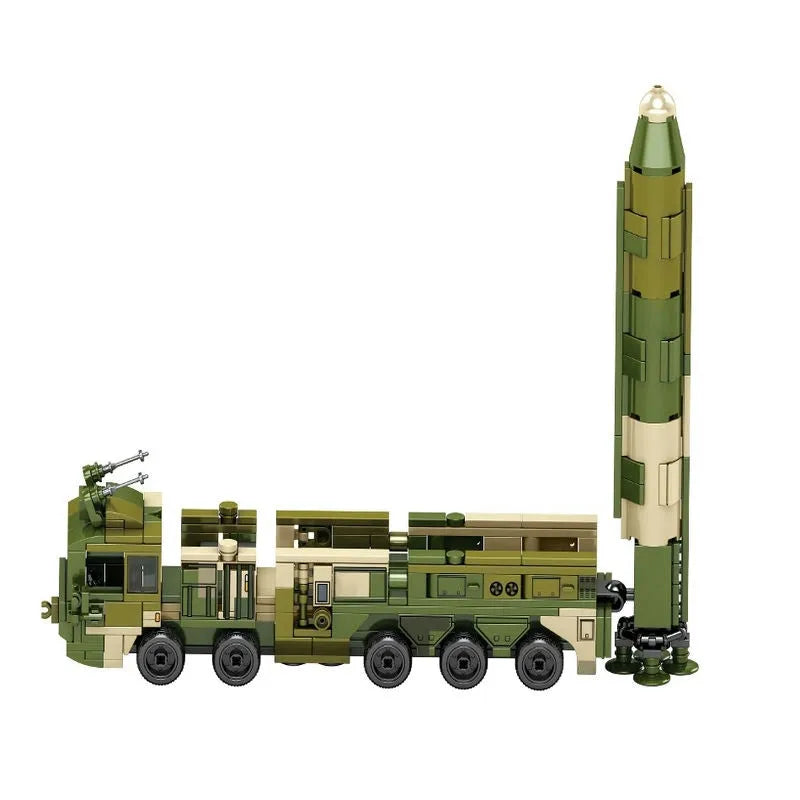 Sembo MOC Building Block Set: WW2 Anti Ship Missile Vehicle, Model 105596