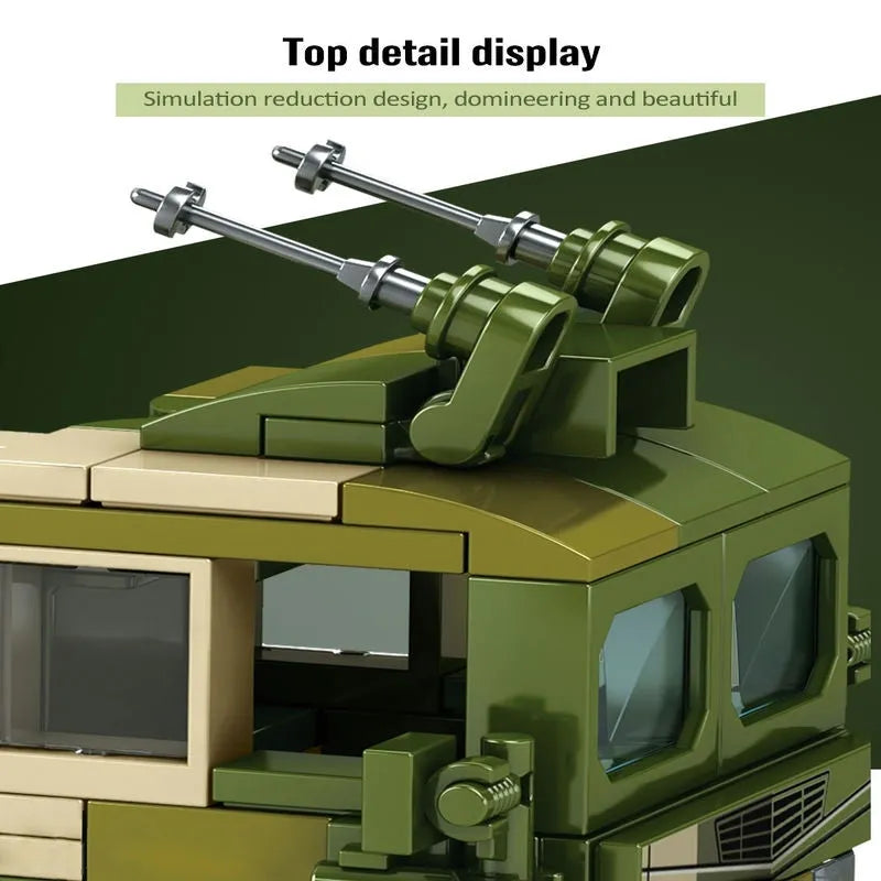 Sembo MOC Building Block Set: WW2 Anti Ship Missile Vehicle, Model 105596