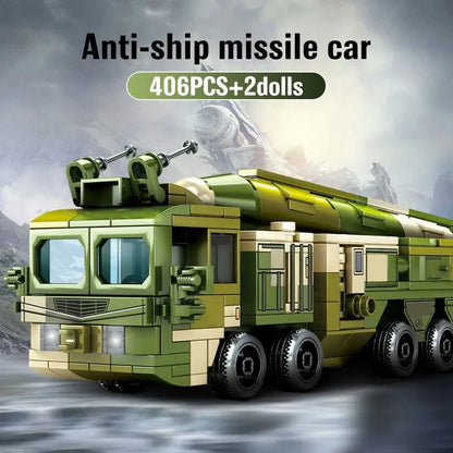 Sembo MOC Building Block Set: WW2 Anti Ship Missile Vehicle, Model 105596