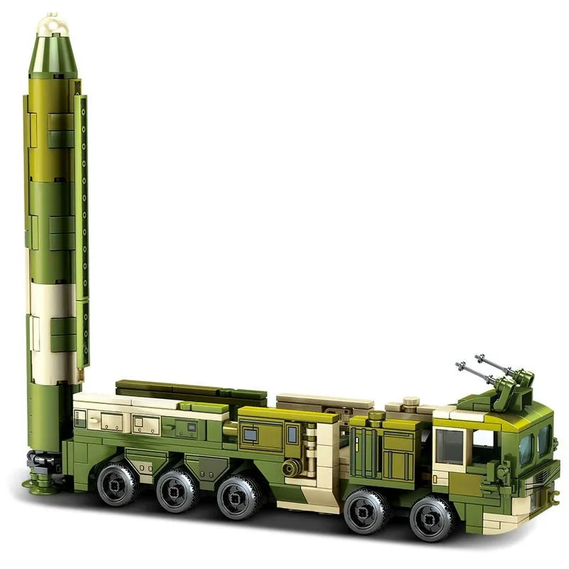 Sembo MOC Building Block Set: WW2 Anti Ship Missile Vehicle, Model 105596