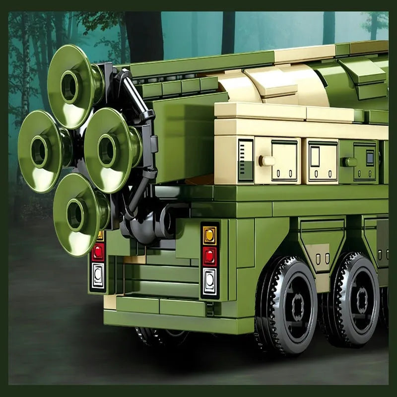 Sembo MOC Building Block Set: WW2 Anti Ship Missile Vehicle, Model 105596