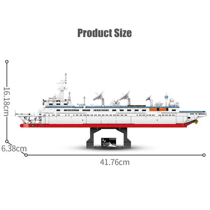 Sembo Building Block Set: Survey Vessel Sea Of Stars Research Ship, Model 203319