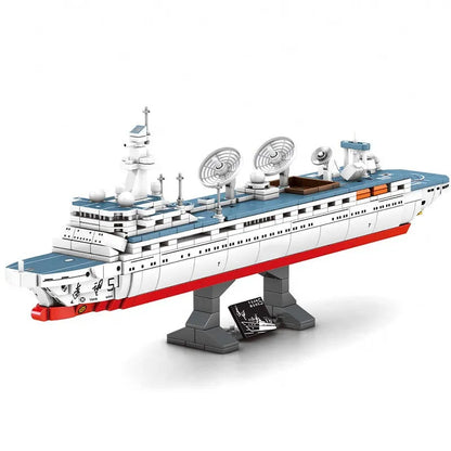 Sembo Building Block Set: Survey Vessel Sea Of Stars Research Ship, Model 203319