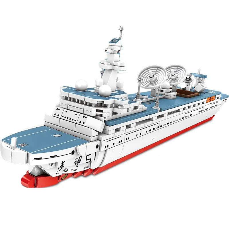 Sembo Building Block Set: Survey Vessel Sea Of Stars Research Ship, Model 203319