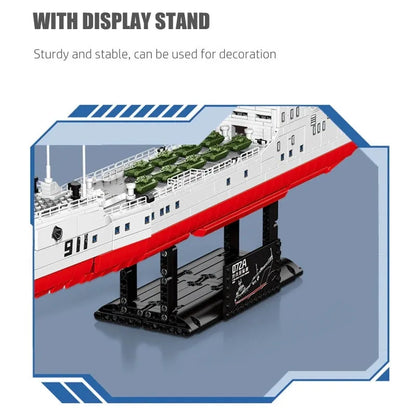 Sembo Building Block Set: Type 072A Tank Landing Warship, Model 105734