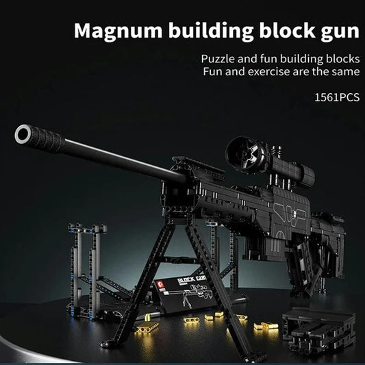Sembo MOC Building Block Set: Weapon MOC Heavy Duty Sniper Rifle, Model 702010