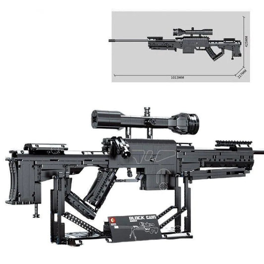 Sembo MOC Building Block Set: Weapon MOC Heavy Duty Sniper Rifle, Model 702010