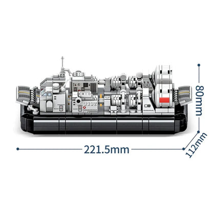Sembo Building Block Set: WW2 NAVY Type 726 Hovercraft, Model 202048
