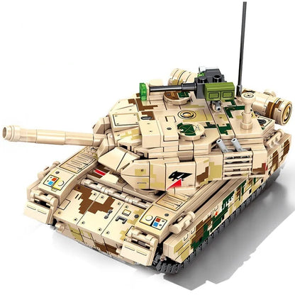 Sembo Building Block Set: WW2 Type 15 Light Battle Tank, Model 203107