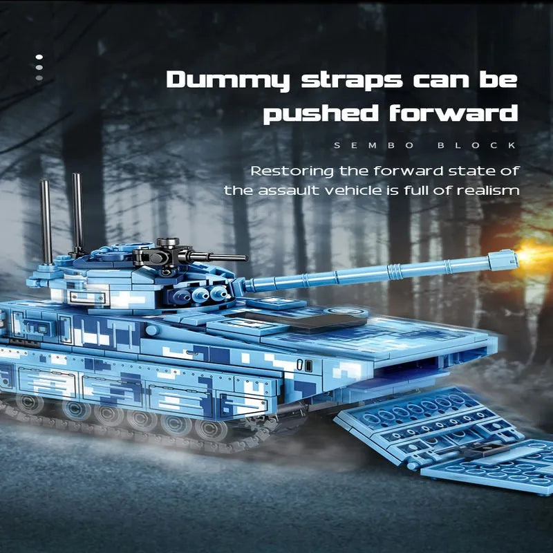 Sembo Building Block Set: WW2 ZTD-05 Infantry Assault Vehicle, Model 202047