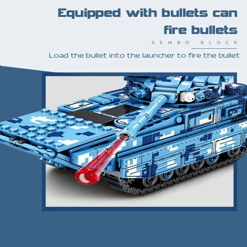 Sembo Building Block Set: WW2 ZTD-05 Infantry Assault Vehicle, Model 202047