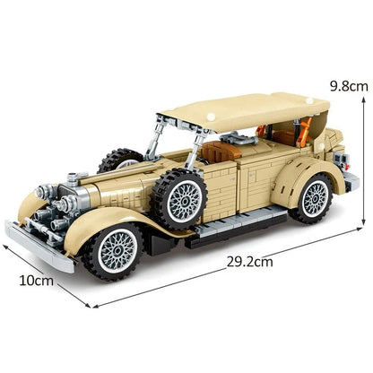 Sembo MOC Building Block Set: 701900 Vintage Retro Classic Car