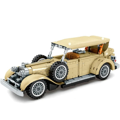 Sembo MOC Building Block Set: 701900 Vintage Retro Classic Car