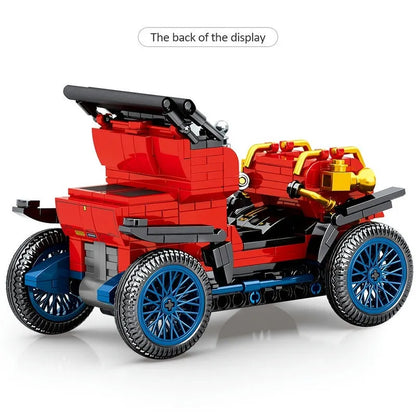 Sembo MOC Building Block Set: 705400 Vintage Classic Retro Car
