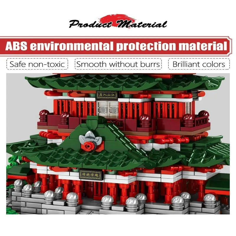 Sembo MOC Building Block Set: Prince Pavilion House LED, Model 601141