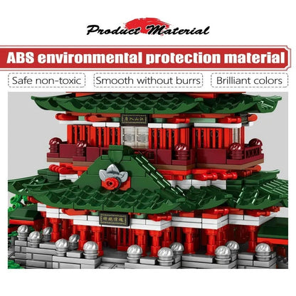Sembo MOC Building Block Set: Prince Pavilion House LED, Model 601141