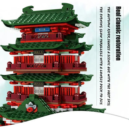 Sembo MOC Building Block Set: Prince Pavilion House LED, Model 601141