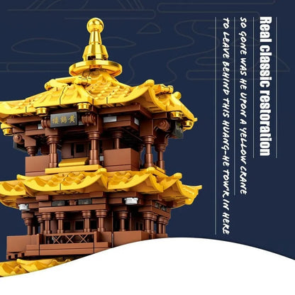 Sembo MOC Building Block Set: The Yellow Crane Tower, Model 601140