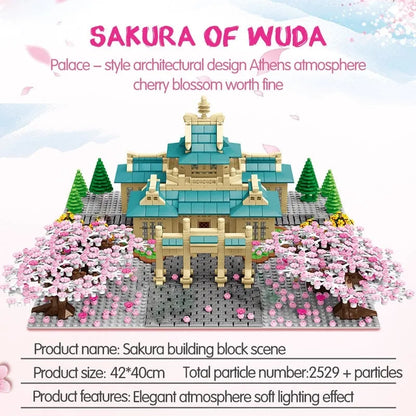 Sembo MOC Building Block Set: Cherry Blossom Season Tree House, Model 601079